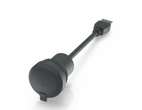RAMO 22 F, USB, Bund rund, Frontring schwarz, USB 3.0 Typ A mit Kabel 55 cm