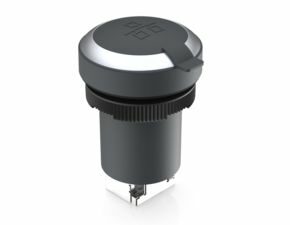 RAMO 22 F, RJ45, Bund rund, Frontring silbermetallic, RJ 45 CAT 5