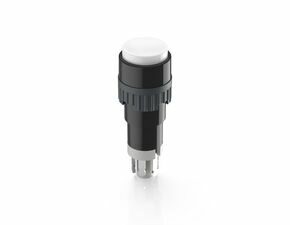Drucktaster, 9.1 mm, 1Ö+1S, tastend, 1 Ö + 1 S, Blende weiß