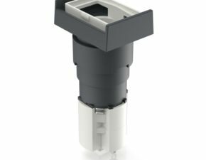 LUMOTAST 75 IP40, Leuchtdrucktaster, Bund rechteckig, Blende flach, tastend, 1 Ö + 1 S