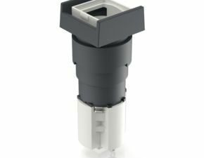 LUMOTAST 75 IP40, Leuchtdrucktaster, Bund quadratisch, Blende flach, tastend, 2 Ö + 2 S