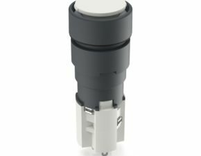 LUMOTAST 75 IP65, Leuchtdrucktaster, Bund rund, Blende vorstehend, rastend, 1 Ö + 1 S