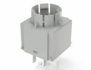RAFIX 16, Schaltelement Universal, Silber, ohne Lampenfassung, Steckanschluss, tastend, 1 Ö + 1 S