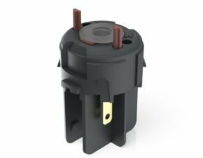 RAFIX FS Schaltelement Universal QC, Silber, Lichtleiter, für LED Clip, 1 Ö
