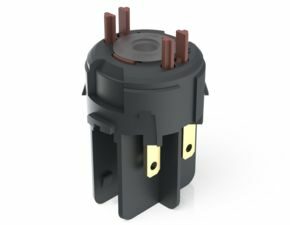 RAFIX FS Schaltelement Universal QC, Silber, Lichtleiter, für LED Clip, 2 Ö