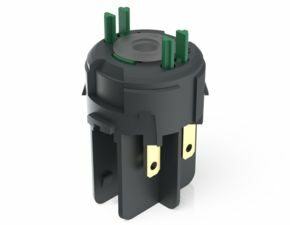 RAFIX FS Schaltelement Universal QC, Silber, Lichtleiter, für LED Clip, 2 S