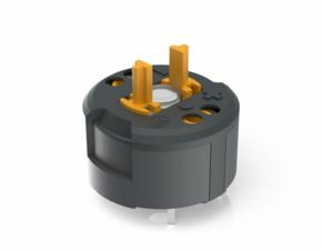 RAFIX FS Schaltelement Not-Halt PCB, Silber, für THT LED, 2 Ö