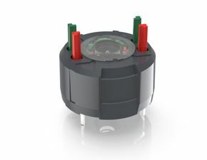 RAFIX FS+ Schaltelement Universal PCB, Gold, Lichtleiter, für SMT LED, 1 Ö + 1 S, mit Lichtleiter