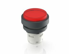 RAFIX 16, Leuchtdrucktaster, IP66, Blende rot