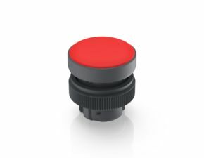 RAFIX 22 QR, Leuchtvorsatz, Blende flach, Bund rund, Blende rot