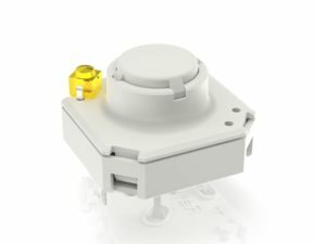 RF 15 R, Silber, nieder Punktausleuchtung 1LED, 2,9 ± 0,6 N, Leuchtmittel gelb, 1 S