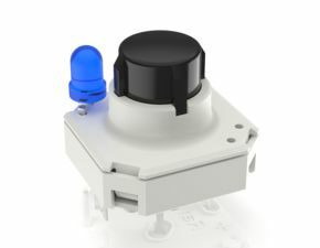 RF 15 R, Gold, hoch Punktausleuchtung 1 LED, 2,9 ± 0,6 N, Leuchtmittel blau, 1 S