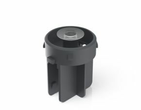 Einzelteile, RAFIX FS Technologie, Clipträger, 18,1 mm x 18,1 mm, mit Lichtleiter