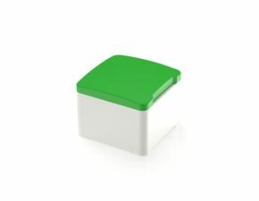 MICON 5, Stößel quadratisch 11 mm, mit mechanischem Anschlag, grün, GH 12,5 mm