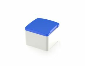 MICON 5, Stößel quadratisch 11 mm, mit mechanischem Anschlag, blau, GH 12,5 mm