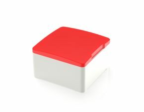 MICON 5, Stößel quadratisch 14,5 mm, mit mechanischem Anschlag, rot, GH 12,5 mm