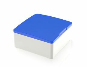 MICON 5, Stößel quadratisch 18 mm, mit mechanischem Anschlag, blau, GH 9,55 mm