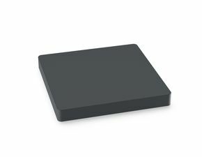 Blende, quadratisch, opak, schwarz, 9,5 mm x 9,5 mm
