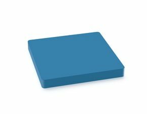 Blende, quadratisch, opak, blau, 9,5 mm x 9,5 mm