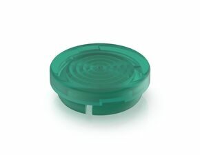 Blende, 9,1mm, nieder, transparent, grün, 9 mm x 9 mm