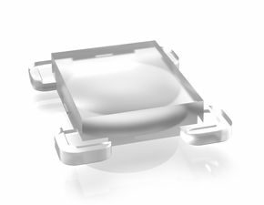Tastenkappen-Körper, transparent, 20,7 mm x 17,2 mm