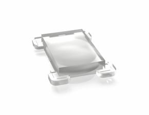 Tastenkappen-Körper, transparent, 24,2 mm x 17,2 mm