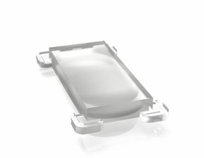 Tastenkappen-Körper, transparent, 31,2 mm x 17,2 mm