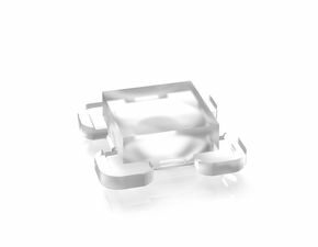Tastenkappen-Körper, transparent, 11,5 mm x 11,5 mm