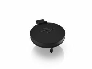Durchführungen, Ersatzdichtkappe, USB, schwarz, 29,18 mm x 22,35 mm