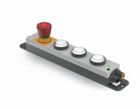 E-BOX XL IO-LINK, 4 Einbaustellen, mit Not-Halt