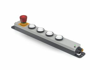 E-BOX XL IO-LINK, 5 Einbaustellen, mit Not-Halt