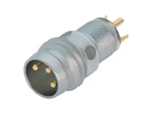 M8 Einbaustecker, Polzahl: 4, ungeschirmt, löten, IP65, Frontmontage
