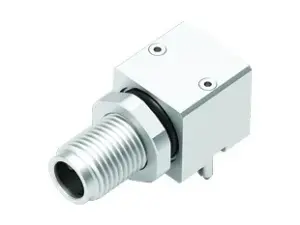 M5 Flanschstecker, gewinkelt, Polzahl: 4, schirmbar, löten, IP68, UL 2238, Rückwandmontage