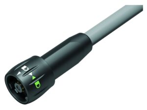 Binder Bajonett Kabelstecker, Polzahl: 8, ungeschirmt, löten, IP67, PVC, grau, 8 x 0,25 mm²