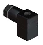 Magnetventilstecker Bauform C P8, 2+PE, PG7 m. LED