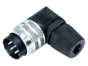 M16 IP40 Winkelstecker 6 (06-a)-polig Serie 682 | Art. 09 0143 70 06 | Binder