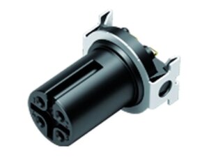 M12-A 5-pin flush-mounted box, Series 713 | Item No. 09 0434 600 05 | Binder
