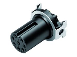 M12-A 8-pin flush-mounted box, Series 713 | Item No. 09 0484 600 08 | Binder