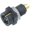 Snap-In IP40 Flanschstecker 3-polig Serie 719 | Art. 09 9749 30 03 | Binder