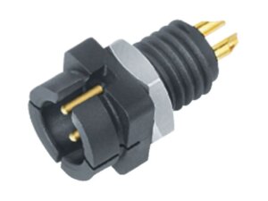 Snap-in IP40 flange connector, 3-pole, Series 719 | Item No. 09 9749 30 03 | Binder