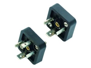 Bauform A Gerätestecker 3+PE-polig Serie 210 | Art. 43 1711 000 04 | Binder