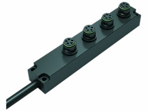 Snap-In IP67 4-fach-Verteiler 5-polig Serie 720 | Art. 72 9138 500 04 | Binder