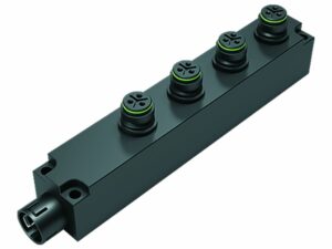 Snap-In IP67 4-fach-Verteiler 3-polig Serie 720 | Art. 72 9139 000 04 | Binder