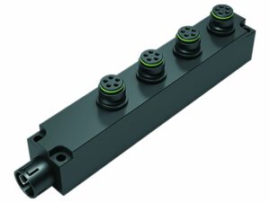Snap-In IP67 4-fach-Verteiler 5-polig Serie 720 | Art. 72 9140 000 04 | Binder
