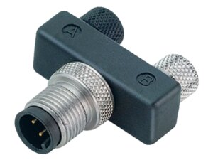 Zweifachverteiler, Y-Verteiler, Stecker - 2 Dosen 4/3-polig Serie 765 | Art. 79 5204 00 04 | Binder
