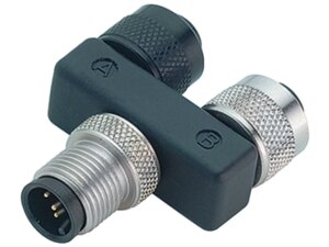 Zweifachverteiler, Y-Verteiler, Stecker - 2 Dosen 5/4-polig Serie 765 | Art. 79 5207 00 05 | Binder