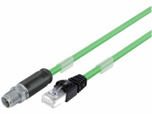 M12-X Verbindungsleitung Kabelstecker - RJ45-Stecker 8-polig Serie 876 | Art. 79 9723 100 08 | Binder