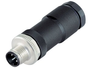 M12-A Duo-Kabelstecker 5-polig Serie 713 | Art. 99 0437 186 05 | Binder