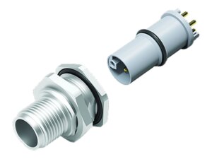M12-L Flanschstecker 4+FE-polig Serie 823 | Art. 99 0641 10 05 | Binder