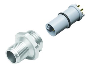 M12-L Flanschstecker 4+FE-polig Serie 823 | Art. 99 0641 20 05 | Binder